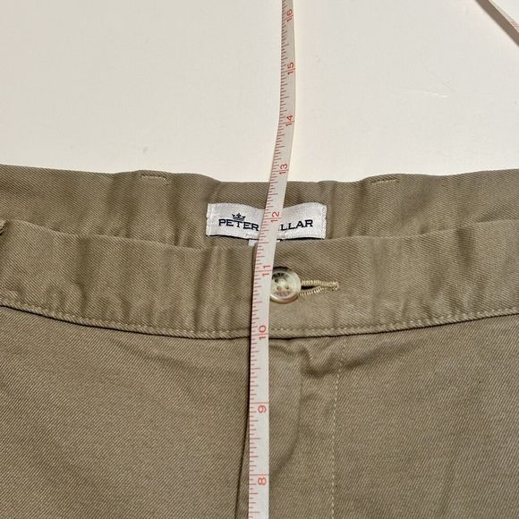 Peter Millar Crown Chino Quality Pants MF22B06 Sag Khaki Mens Size 38 NWT - Picture 9 of 11